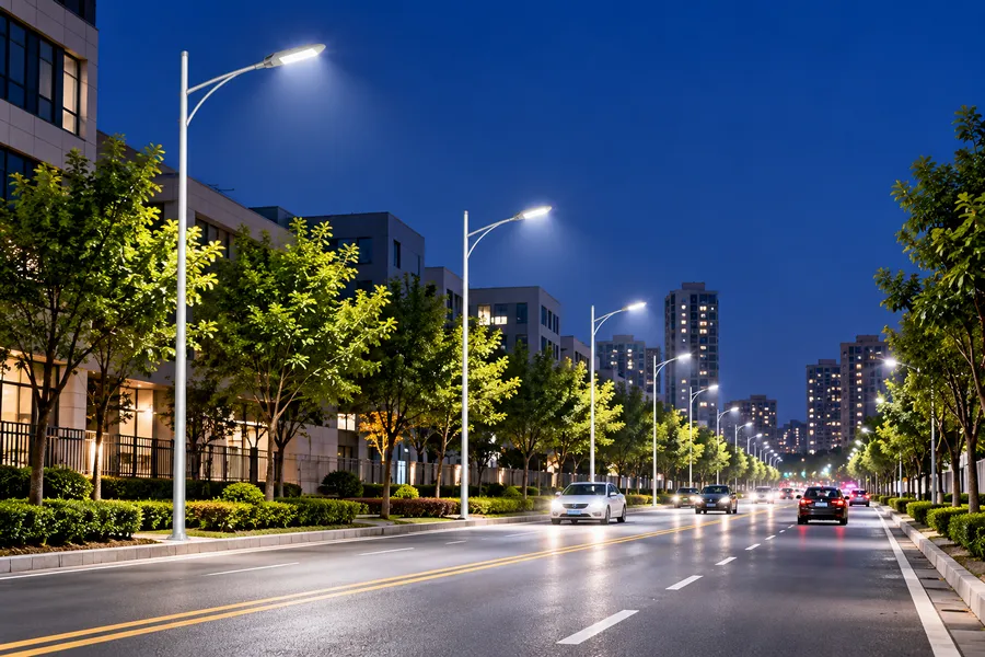 城市次干道LED路灯节能改造