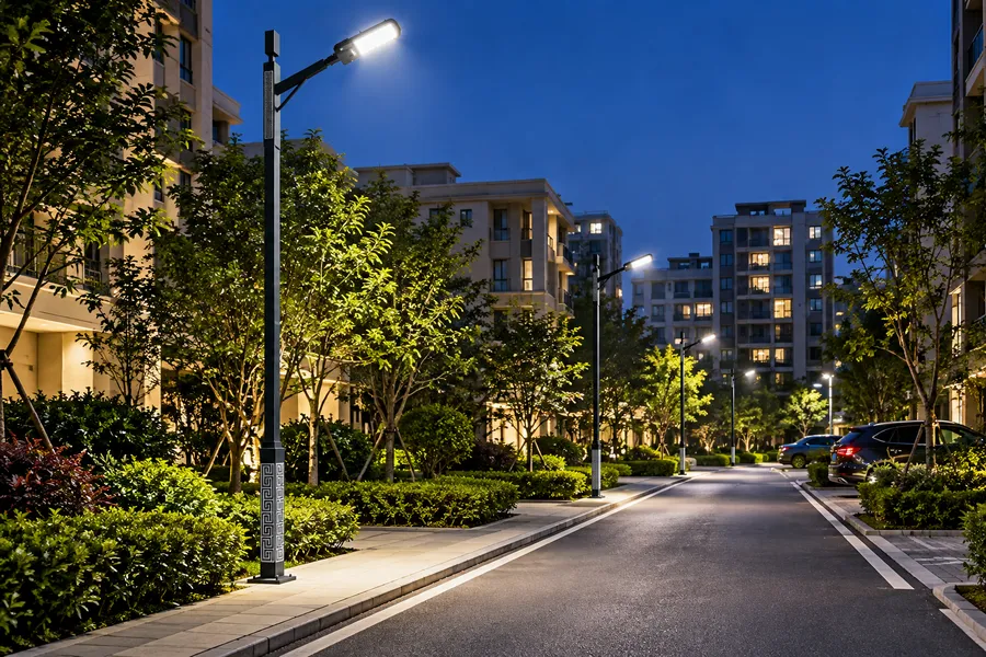 住宅小区道路LED路灯改造