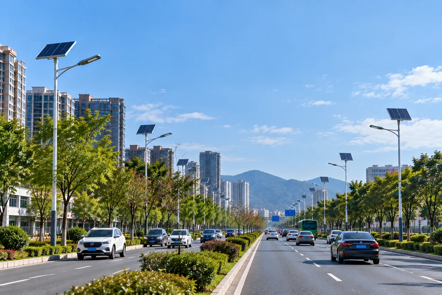 市政道路太阳能路灯照明应用场景