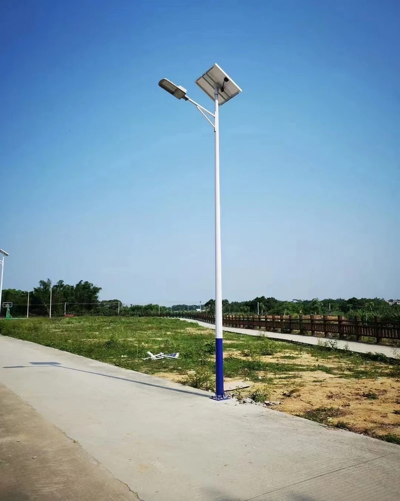 景区园林太阳能路灯照明工程实拍