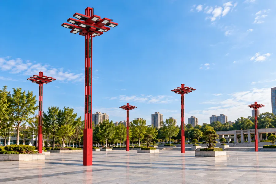 城市广场多灯头LED组合灯景观照明