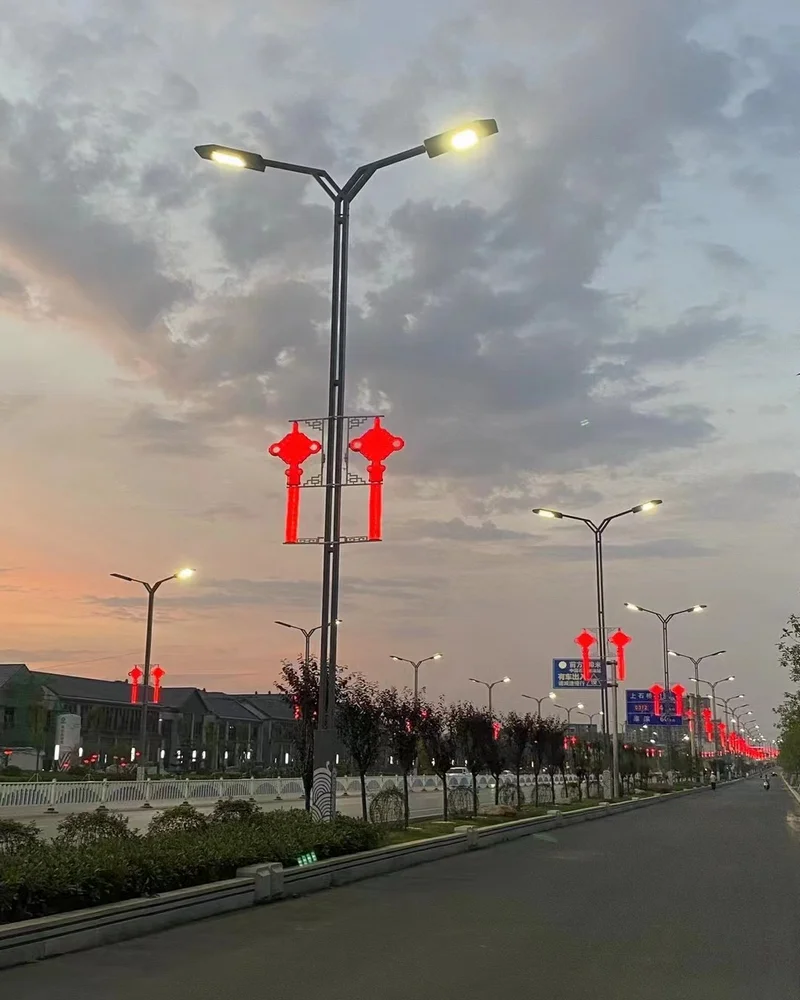 城市道路LED照明节能改造夜间亮灯效果
