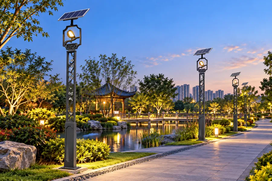 太阳能景观灯公园景区照明应用场景