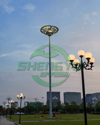 花瓣造型景观高杆灯，城市公共广场LED照明