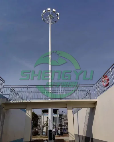 环形多灯头高杆灯，公共场站LED投光照明