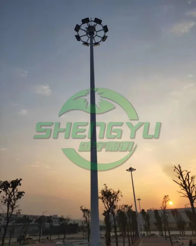 八灯头圆形高杆灯，公共区域LED投光照明