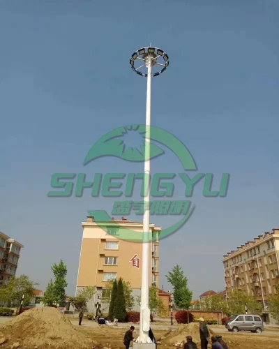 环形组合灯盘高杆灯，户外场地多方向LED照明
