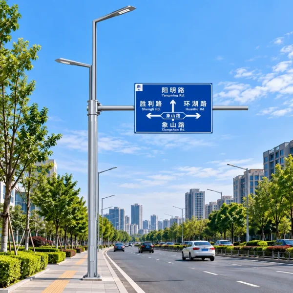 城市道路综合杆及交通配套设施