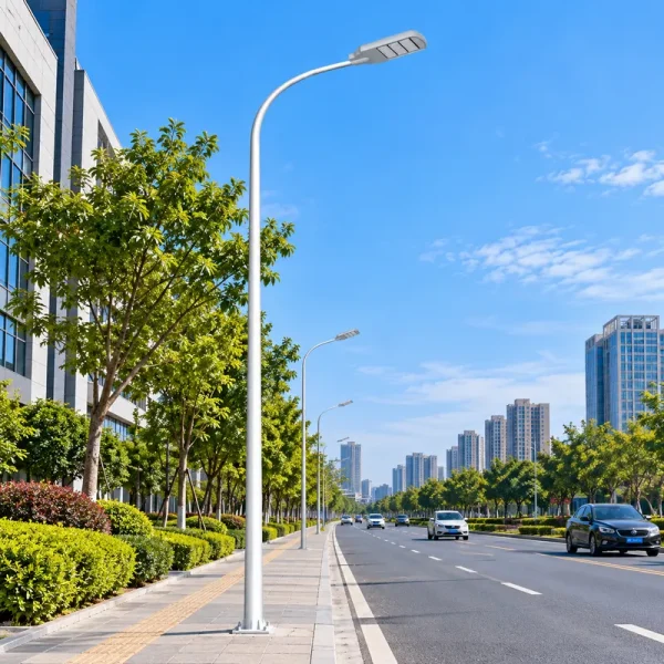 城市道路单臂LED路灯照明应用