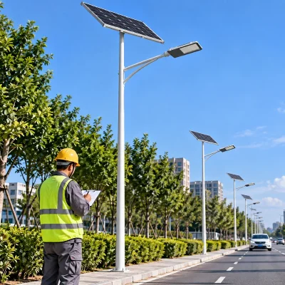 太阳能路灯储能升级前检查原有系统