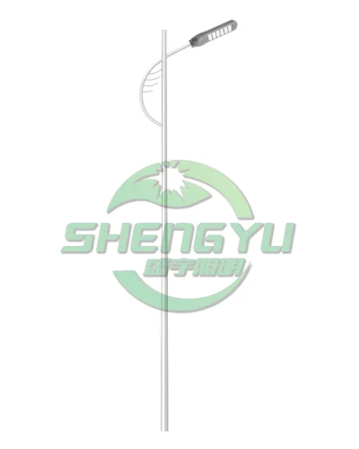 单臂路灯杆A03款式，道路照明灯杆产品展示