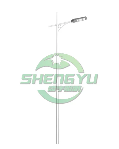 单臂路灯杆A06款式，道路照明灯杆产品展示