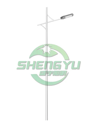 单臂路灯杆A07款式，道路照明灯杆产品展示