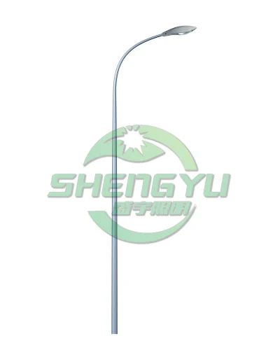 单臂路灯杆A08款式，道路照明灯杆产品展示