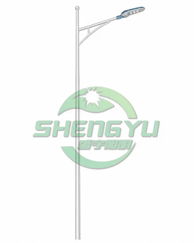 单臂路灯杆A09款式，道路照明灯杆产品展示
