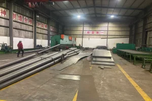 路灯杆生产加工车间