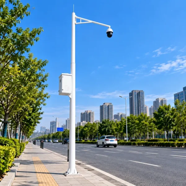 城市道路监控杆及监控设备