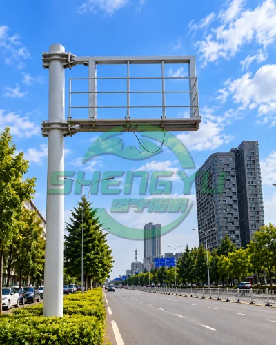 城市道路诱导屏杆安装应用场景