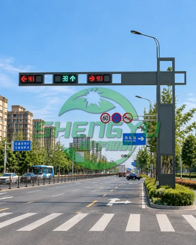 框架式交通信号杆城市主干道应用