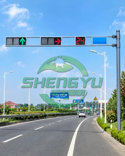 F型交通信号杆在城市道路上的应用