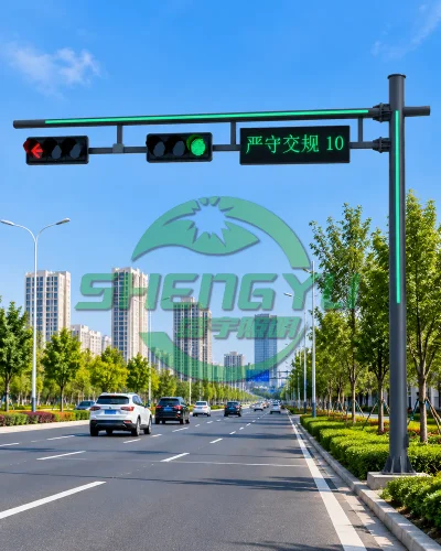 LED光带交通信号杆城市道路应用场景